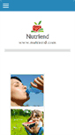 Mobile Screenshot of nutriend.com