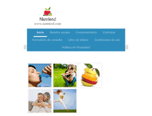 Tablet Screenshot of nutriend.com